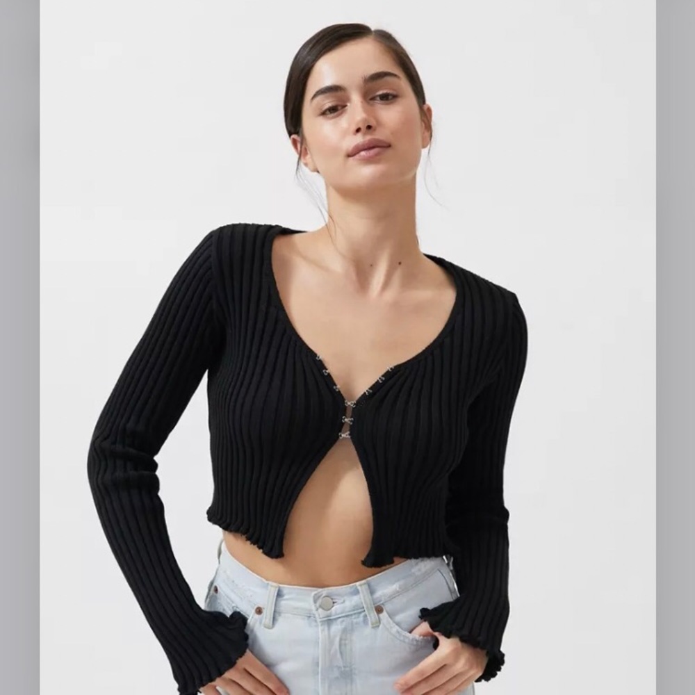 Urban Outfitters Milk It Wide-Ribbed Flyaway Top